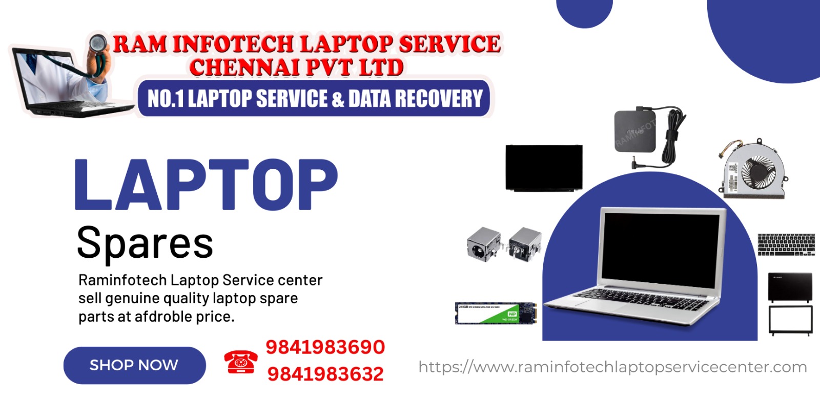 Laptop repair center Moovarasanpet